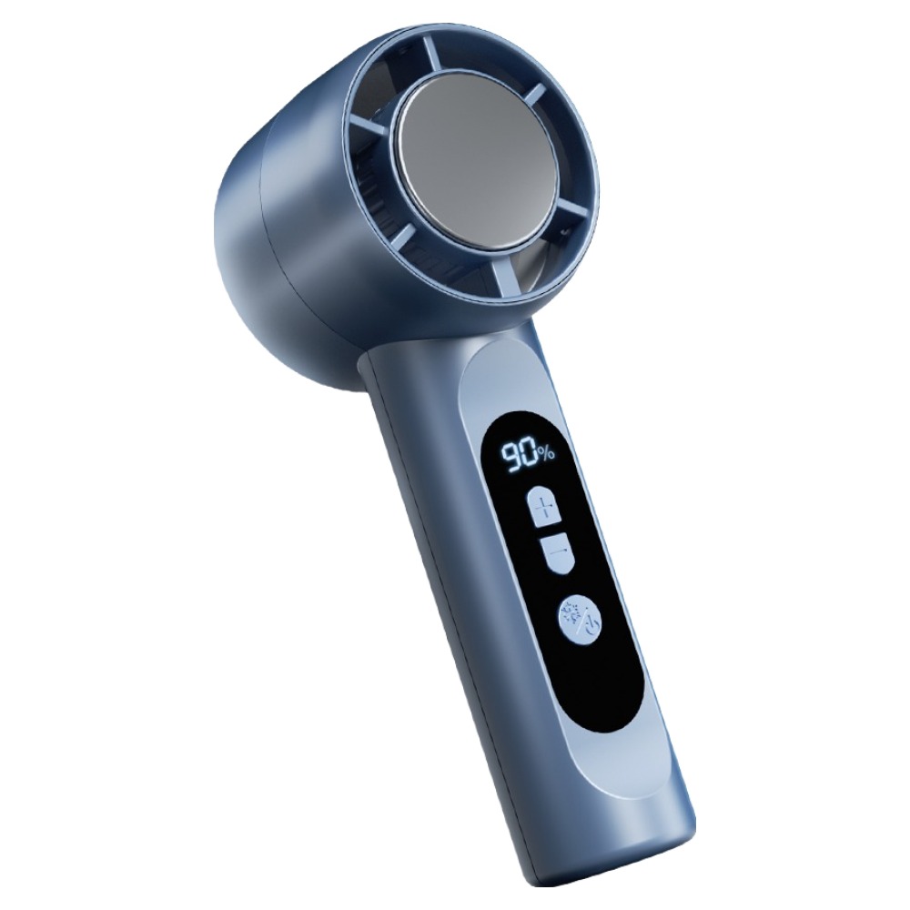 지파워 급속 냉각 에어컨 아이스터보 쿨러팬 무선 휴대용 손선풍기, SRS05, 블루 25,900원