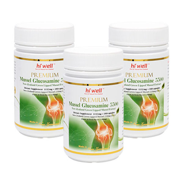 하이웰 홍합 글루코사민 5500mg 180캡슐 X 3개 230,400원