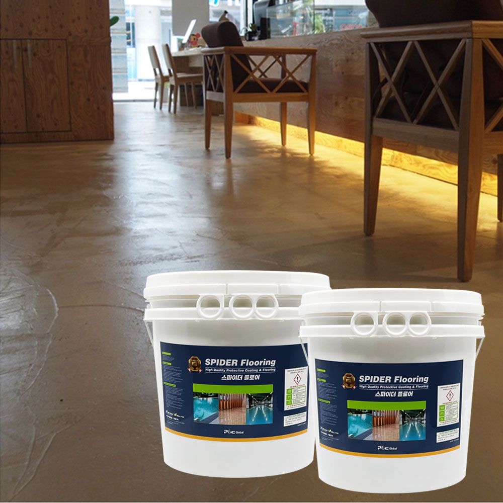 카페 상가 빈티지 바닥 인테리어 수성 에폭시 페인트 6kg 단품 69,000원