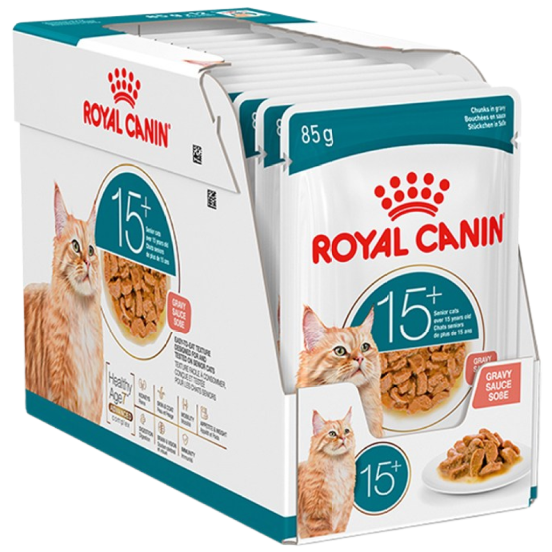 로얄캐닌 고양이 사료 에이징15+ 그레이비 85G 습식 피모건강에 도움, 85g, 12개, 닭 21,500원