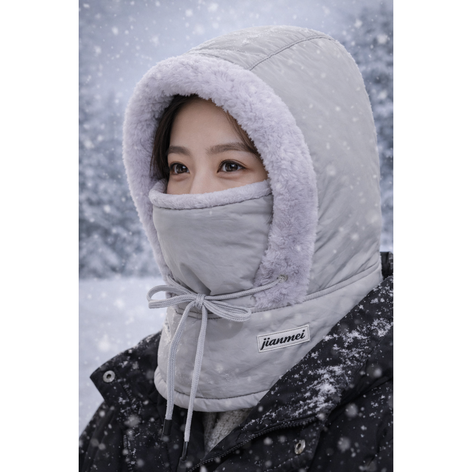 베라닉스 포근한 겨울 방한 기모 털 넥워머 패딩 모자 5,900원