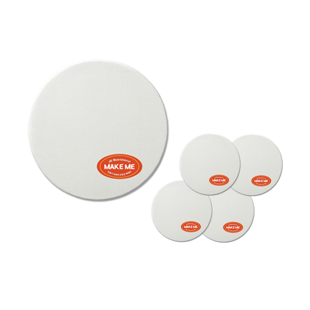 [메잌미] 프레임이없는 원형 캔버스 판넬 보드, 5개, 20cm 10,800원