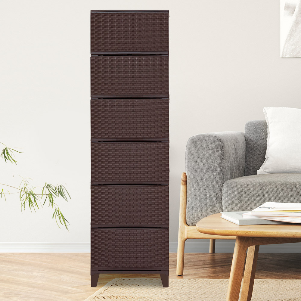 보노하우스 가든 라탄 플라스틱 서랍장 일반형 6단 43,500원