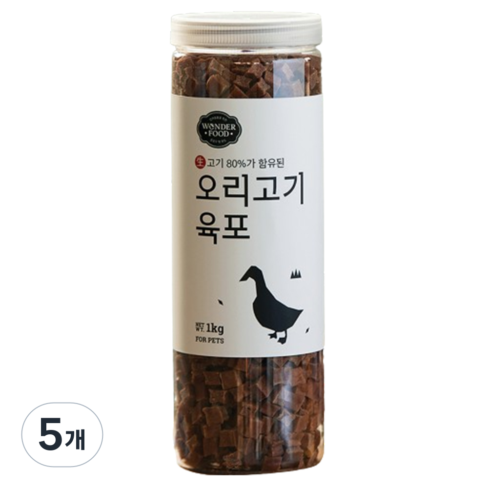 원더푸드 강아지 고기가득 담은 져키 54,500원