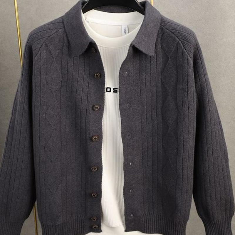 해피유통니트 아우터 남자 가디건 빈티지 봄가을 카라 캐주얼 스웨터LWJ 23,560원