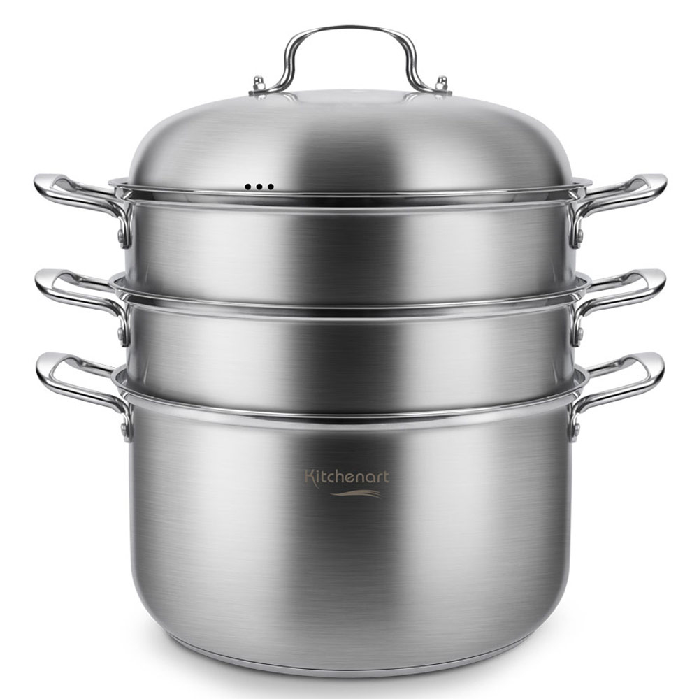 키친아트 올가 IH 올 스테인레스 3단 찜솥 75,900원