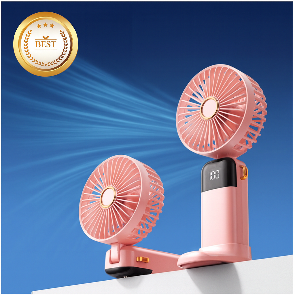 초강풍 5단 휴대용 손 선풍기 8,780원