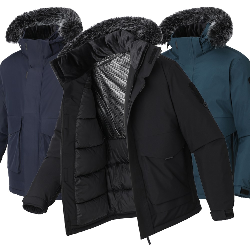 샤인힐즈 겨울 MA 히트세이브 야상 웰론 후드 패딩점퍼 MAD8100 88,800원