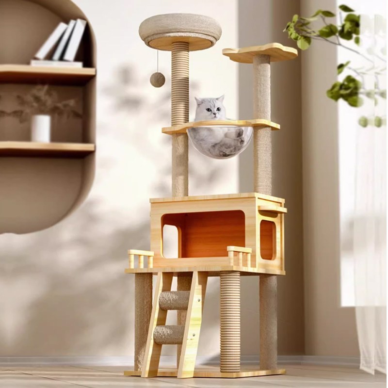 SeekFun 튼튼 원목 캣타워 캣트리 고양이 장난감 캣폴 37,900원