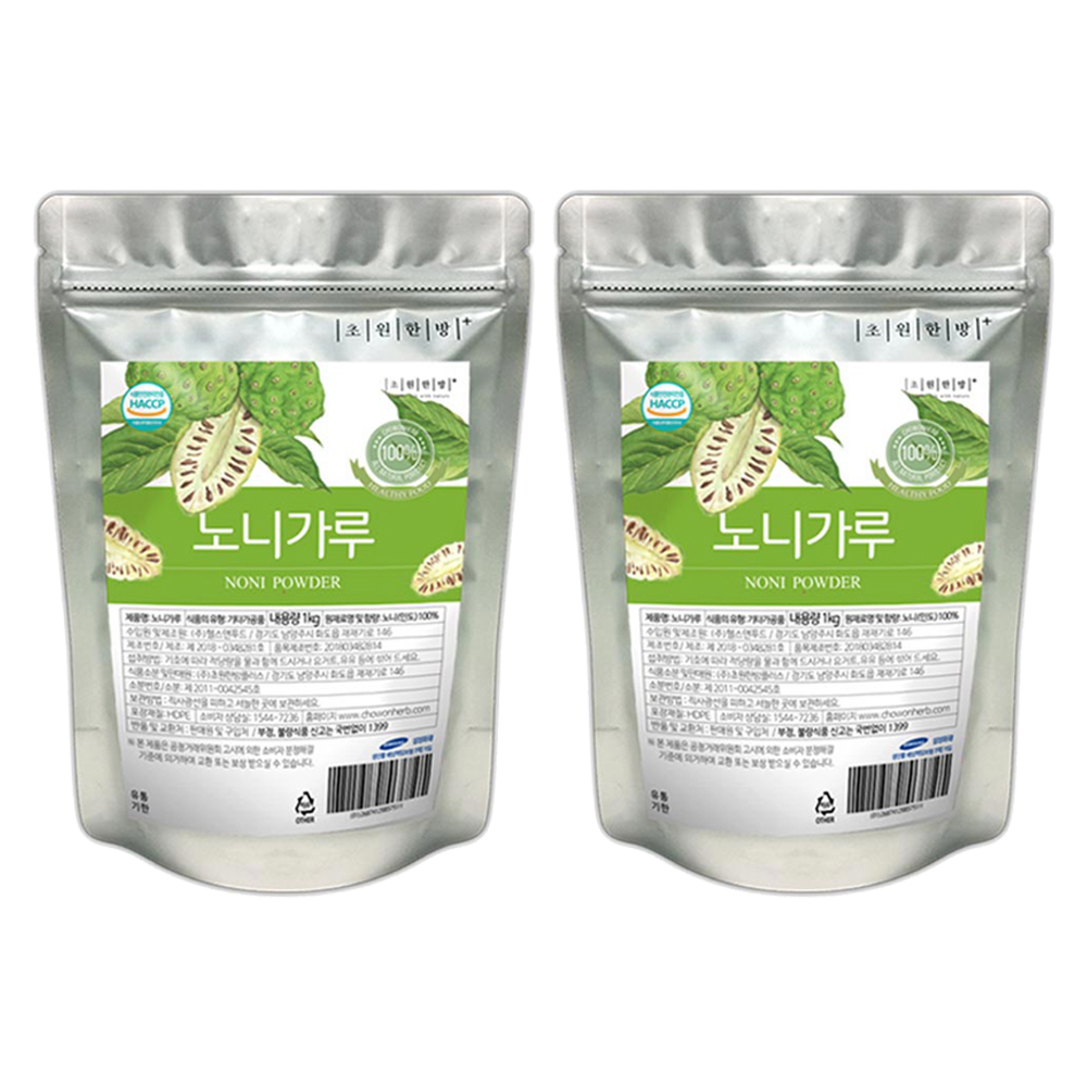 초원한방플러스 노니가루, 2개, 1kg, 현재가 26,760원