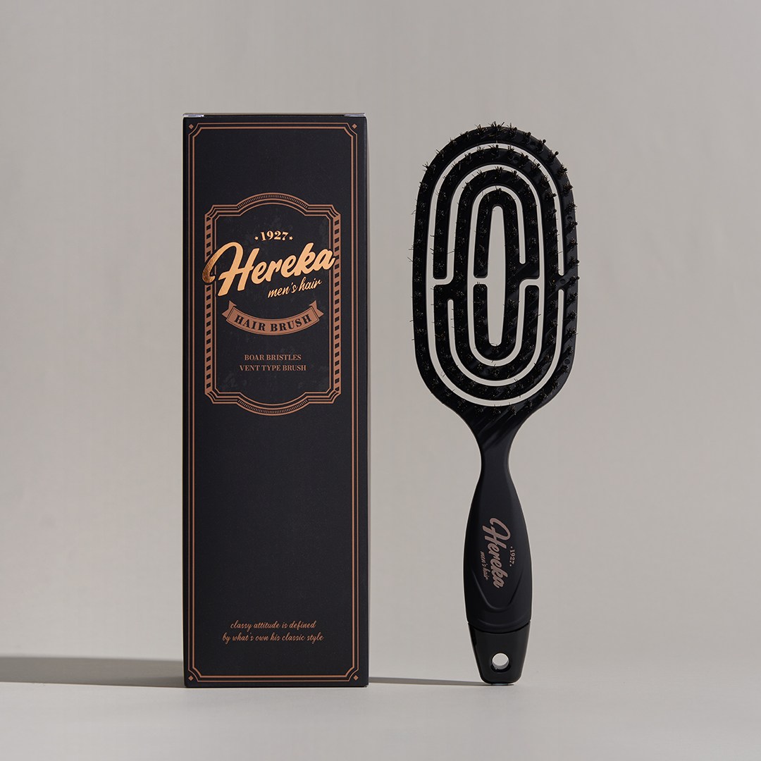 헤레카 헤어브러쉬 가르마펌 다운펌 스타일링빗 남자브러쉬, 블랙, 2개 41,800원