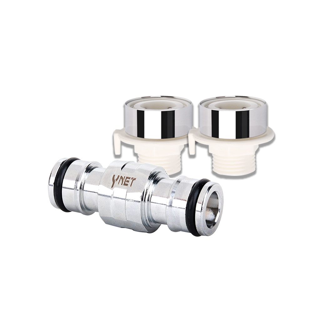 물호스 연결 연장 원터치형 양쪽 커플링 스마트양방향커플링1p와 와이넷커넥터2p 14,700원