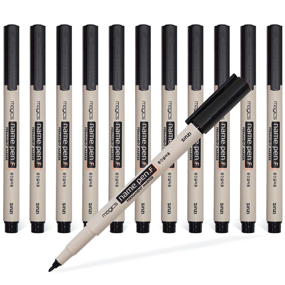 아피스 매직스 유성 네임펜 F 다용도 영구마카 이름펜 10,790원