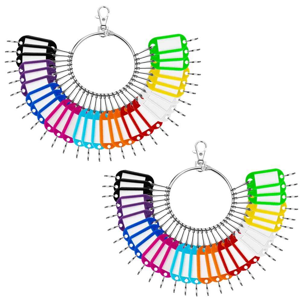 고리형 네임텍 1호 30구 가방네임택 캐리어이름표  열쇠고리이름텍 18,500원