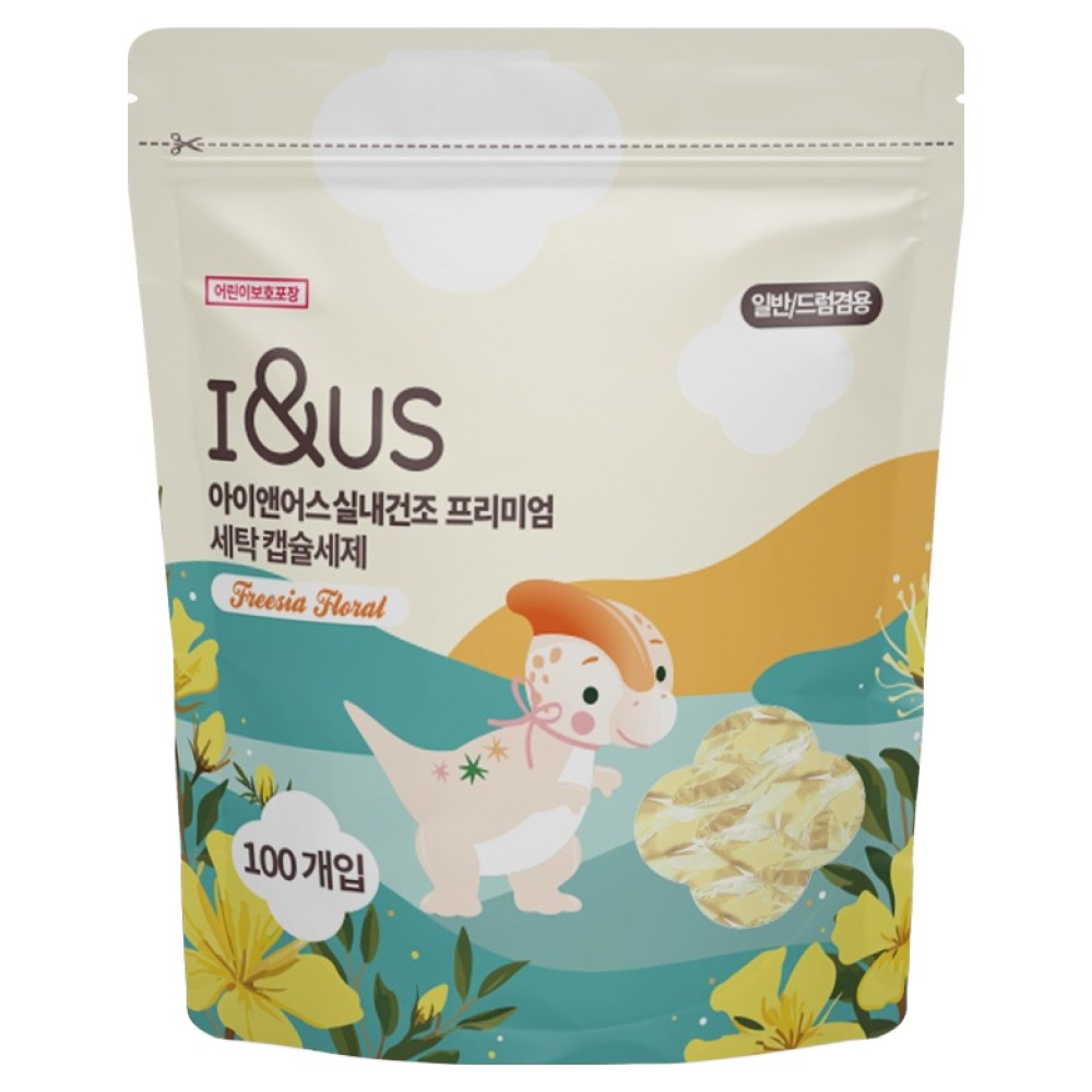 아이앤어스 실내건조 프리미엄 세탁캡슐세제 프리지아향 6,860원