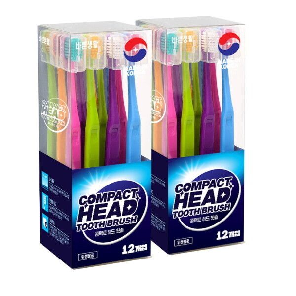 부광약품 콤팩트헤드 칫솔 초극세모 12입+12입 19,200원