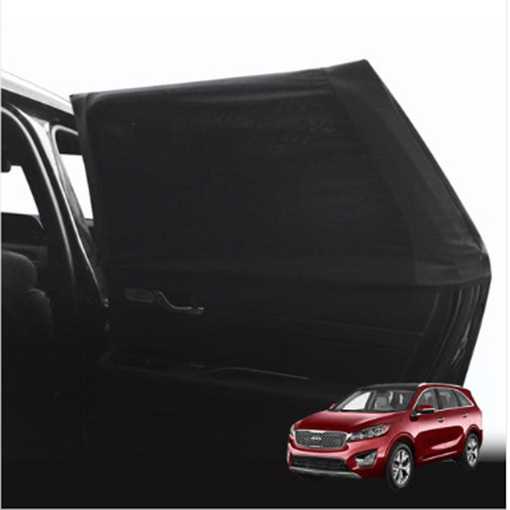 국내제작 자동차 쏘렌토 전용 뒷좌석 방충망 햇빛가리개 (2P) 24,800원