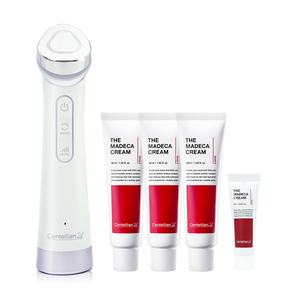 센텔리안24 더마펄스 부스터 멀티 샷 피부마사지기, DKPC24-4, 마데카프라임+크림45mlx3개+15ml 269,000원