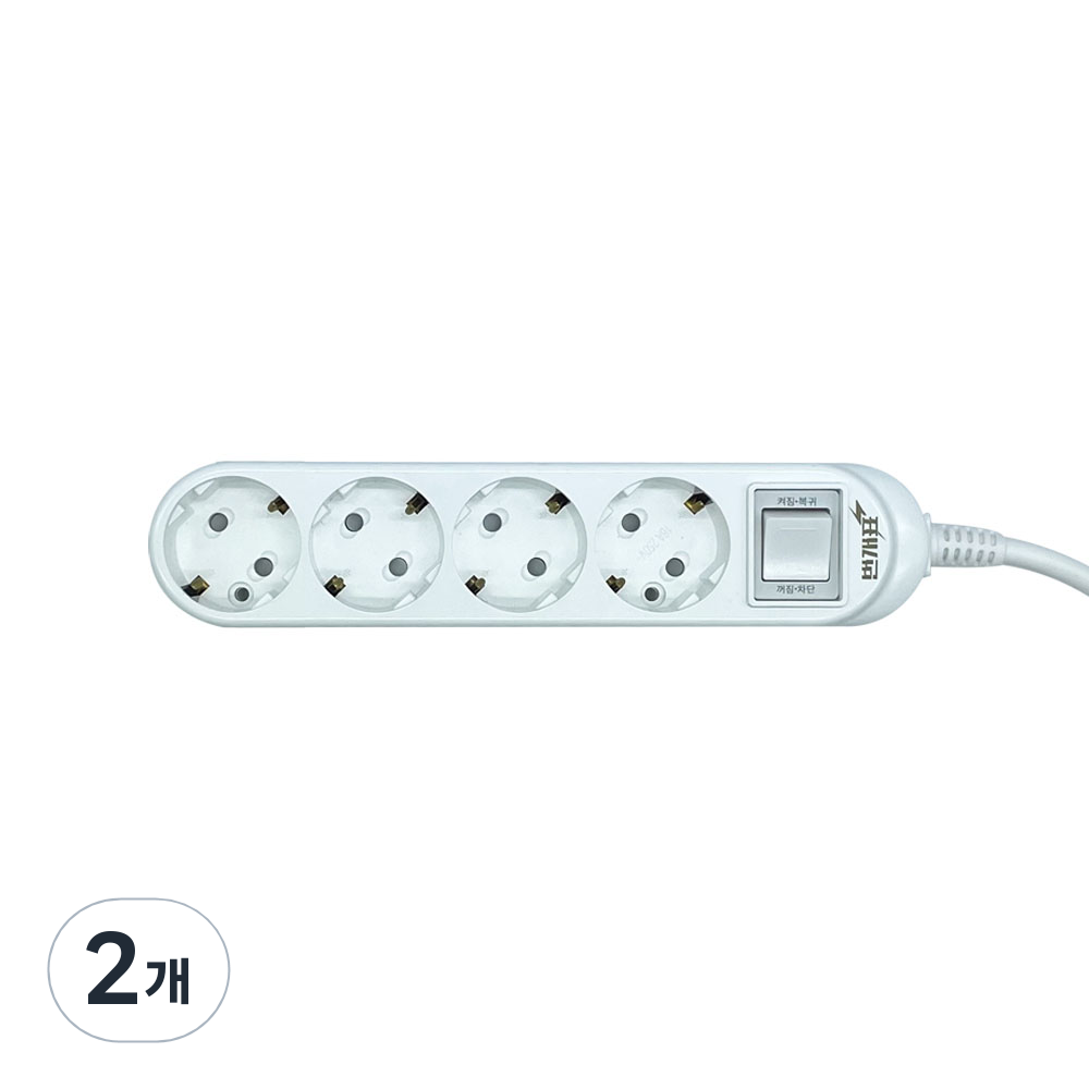 번개표 뉴 메인 멀티탭 4구 WHMC31641 31,530원