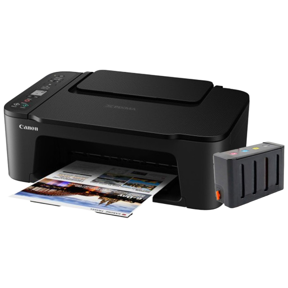 캐논 잉크젯복합기 TS3490+블랙라벨무한잉크 완벽장착 인쇄 복사 스캔 WIFI 정부24출력가능, 현재가 163,000원