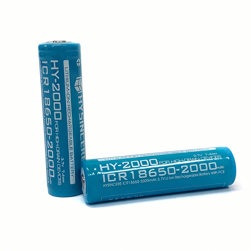 KC인증 18650 배터리 2000mAh 리튬이온 충전지 2p세트 20,270원