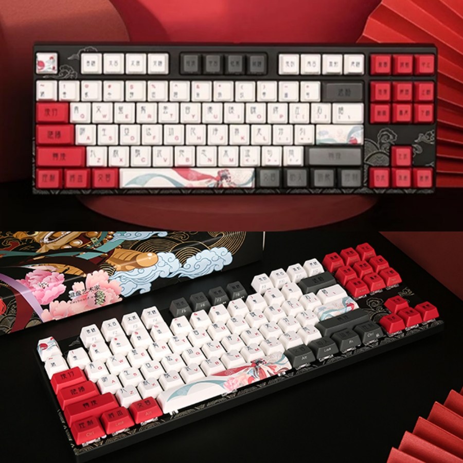 바밀로 베이징 오페라 유무선 기계식 키보드 핫스왑 RGB 사무용 게이밍 305,800원