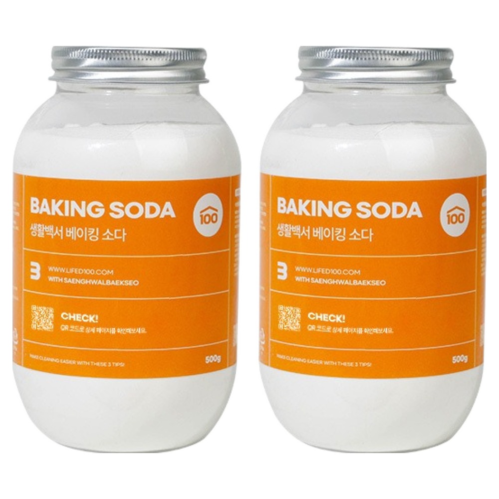생활백서 베이킹소다, 500g, 2개 13,800원