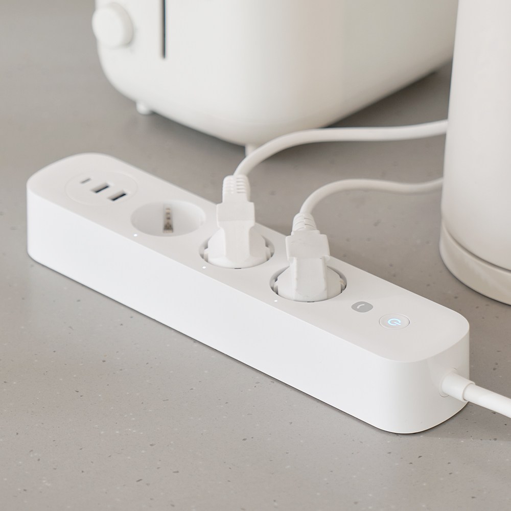 헤이홈 IoT 고용량 스마트 멀티탭 USB 16A 2800W 3구 멀티 콘센트 1.5m, 1개, 화이트, 1.5cm 52,900원
