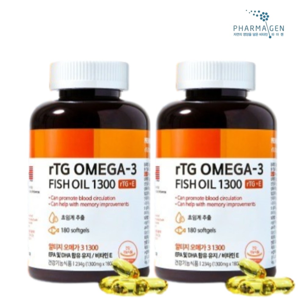 파마젠 알티지 오메가3 피쉬오일 1300 임산부오메가3 비타E 캡슐 76,600원