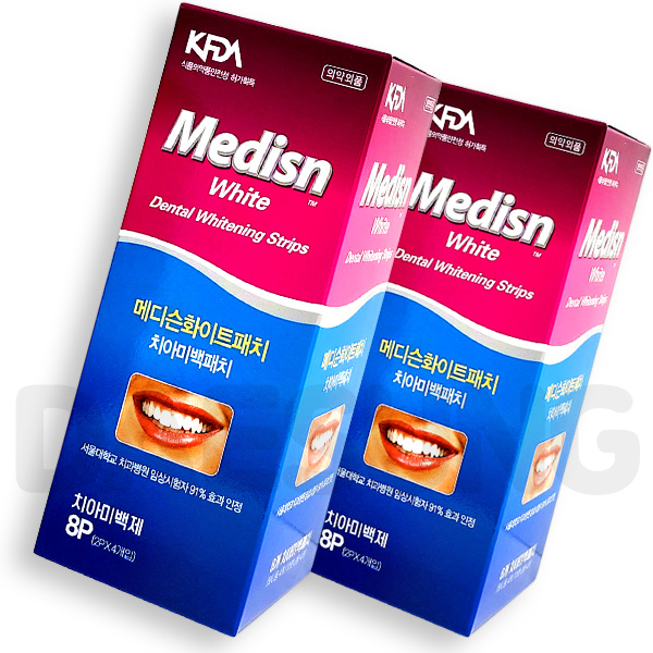 NEW 메디슨화이트 치아미백패치 8P 약국전용 12,620원