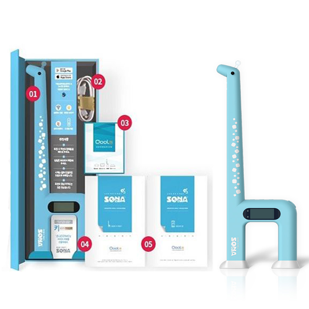 소나 초음파 키재기 가정용 성장기 어린이 휴대용 신장측정기 블루투스 키재는 기계 성장표 무선 기린 키측정, 1개 109,000원