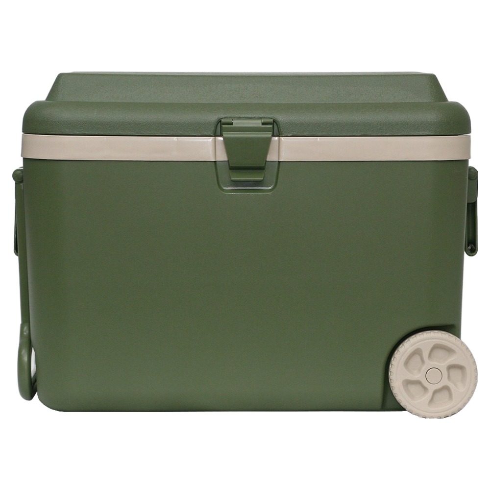 캠텔 대형 대용량 차량용 캠핑 낚시 바퀴 아이스박스, 올리브그린, 50L 89,000원