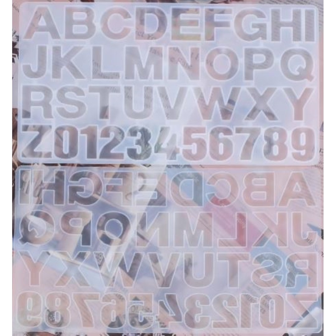 (앞면,뒷면) 대형 알파벳 실리콘 몰드 대형 레진공예 레진몰드, 뒷면(K1) 6,900원