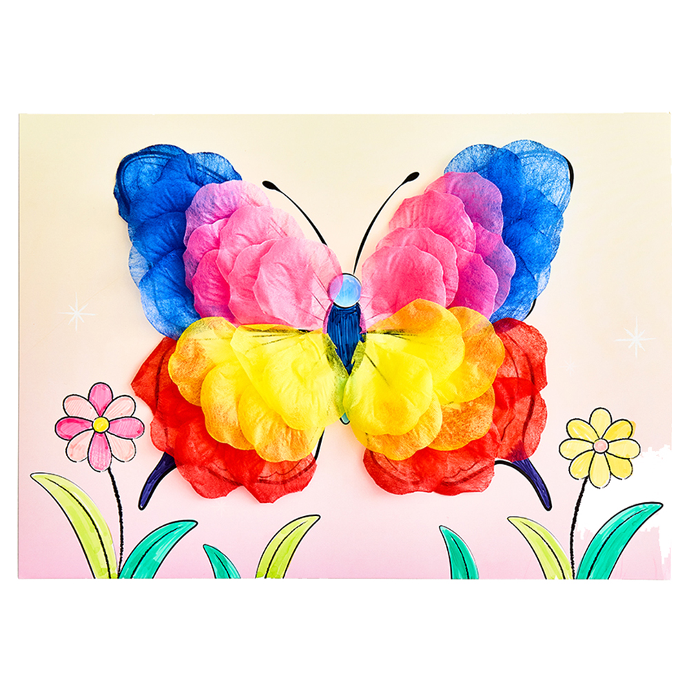 민화샵 꽃잎 붙이기 만들기, 20개, 나비 S240090C 25,000원