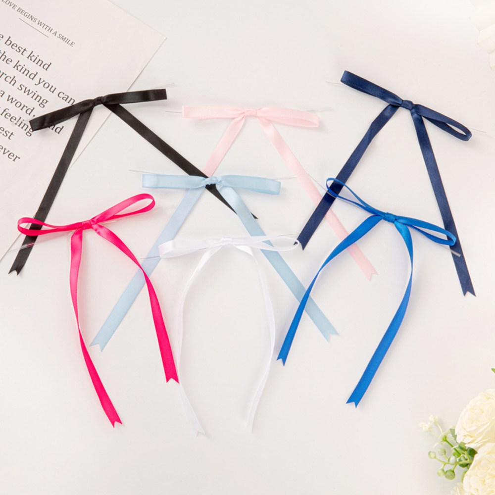 이벤트홀릭 1초 완성 리본 완제품 50개입 빵끈 선물 포장, 1개, 04.화이트(50개) 14,900원