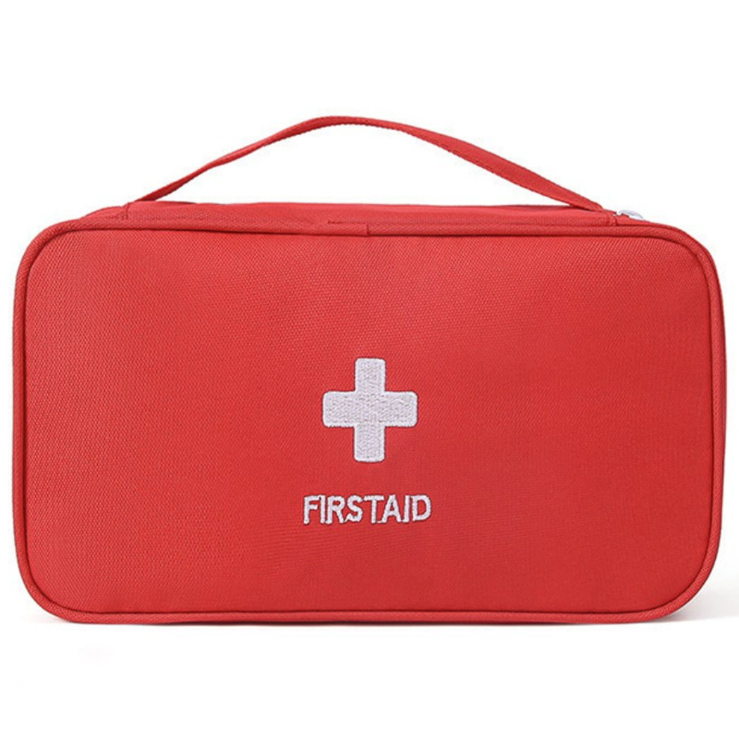 아워리빙 휴대용 구급파우치 레드, 1개, 현재가 3,900원