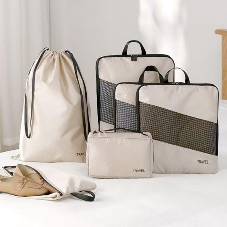 두들 캐리어 부피 순삭 초압축 TRAVEL 파우치 6종 세트 정리 여행 의류 소품 소형 중형 42,670원