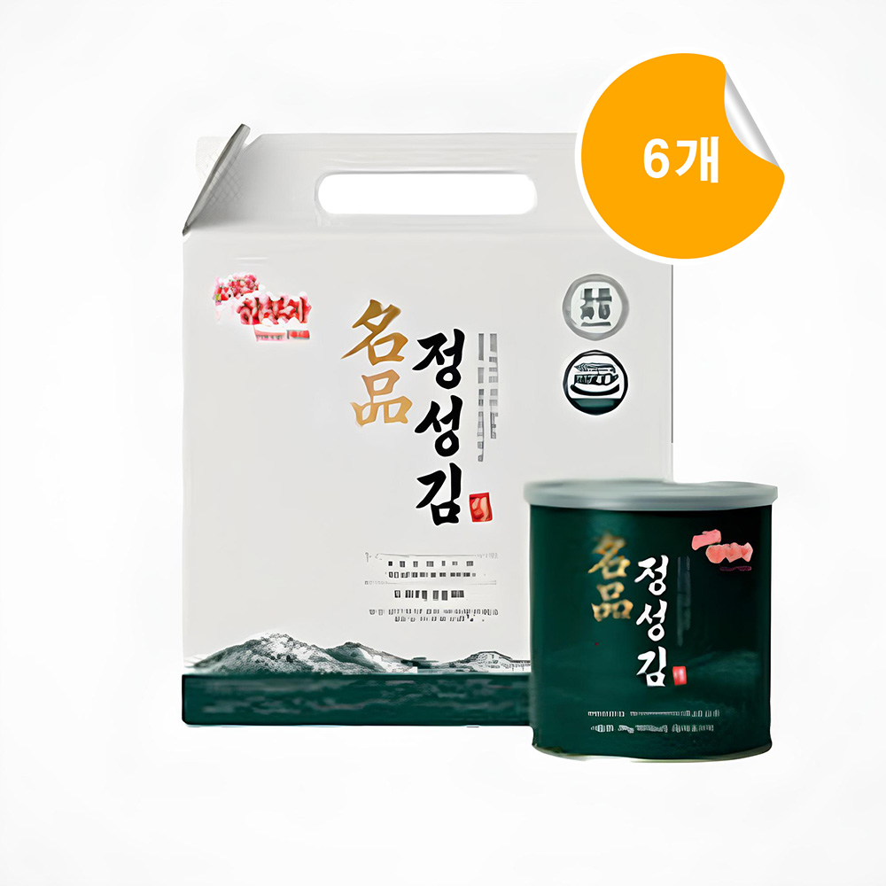 [명절 선물세트] 삼부자 명품 정성김 캔김 선물세트 30g 4개입, 1개 100,800원