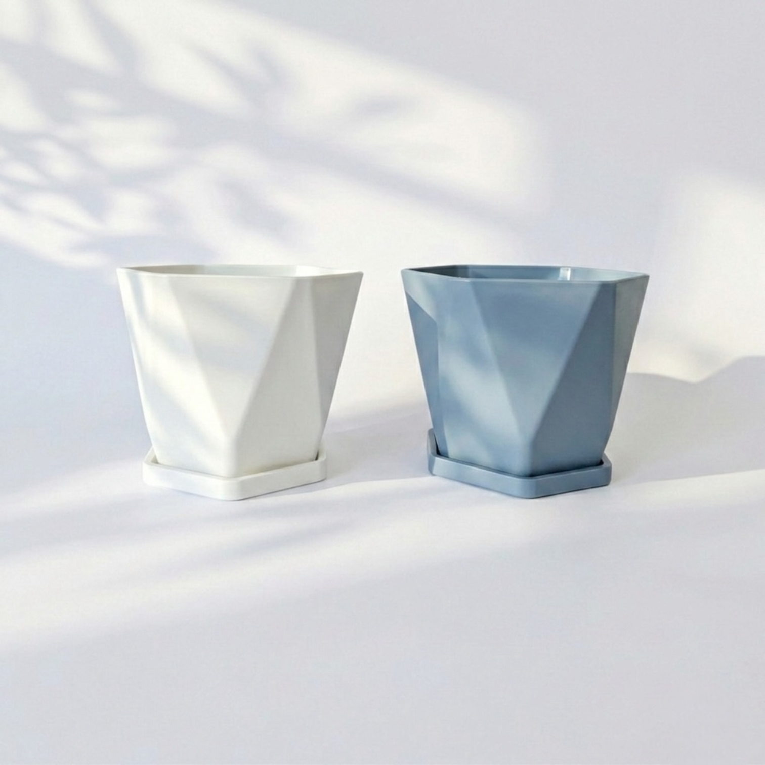 바른화분 육각 플라스틱 가벼운 화분 받침 세트 (24*20), 2개, 화이트 24,900원