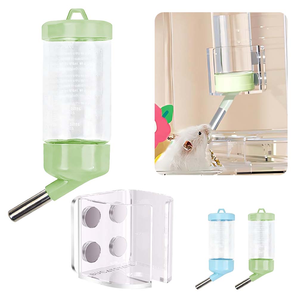 루베이 햄스터 물병 받침대 안정적 흘림 방지 높이 조절 가능 햄스터/기니피그/소동물, 녹색, 1 16,900원