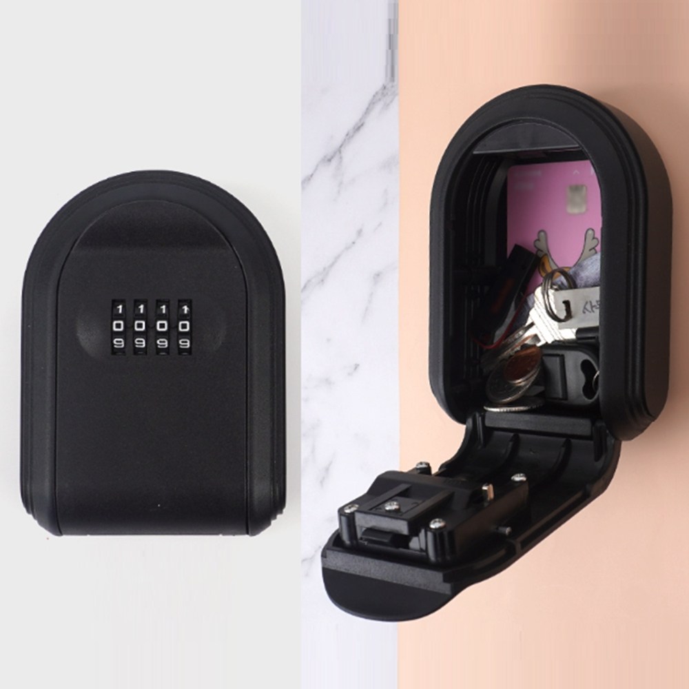 작은 소지품 안전보관 다이얼잠금 케이스 미니금고 세이프박스, 블랙 5,600원