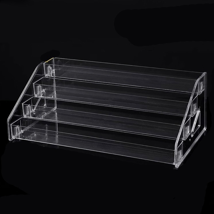 마다꾸미 투명 아크릴 4단 계단식 진열 정리대 02 10,500원