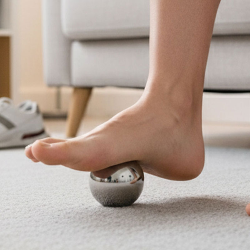 레드빈 발바닥 지압 스텐 마사지볼 냉온 겸용, 스테인리스, 2개 19,800원