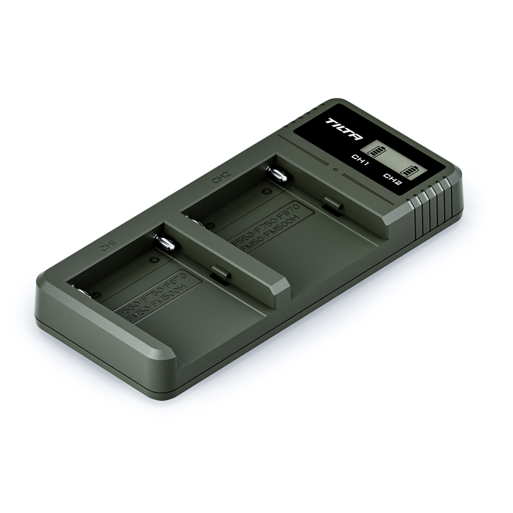 틸타 L시리즈 소니 NP-F 호환 듀얼 2채널 배터리 충전기 단품 TBC-LS-GN, 1개, 단품 35,000원