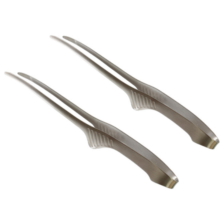 메르드보네르 스텐 위생 고기 집게 2개, 1세트, 크롬실버 26,370원