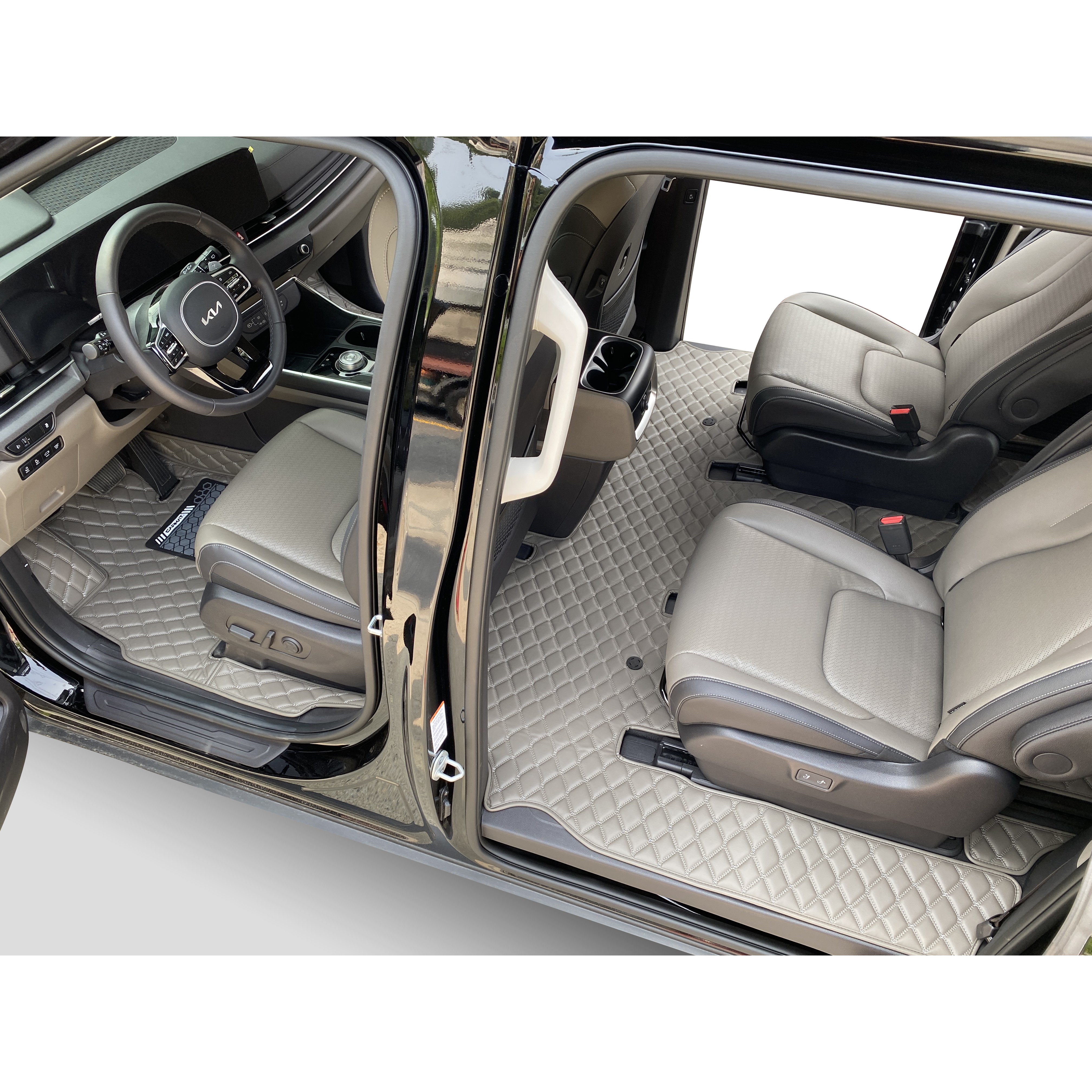 카니발 모노륨매트 5D 장판시공 효과 신형 KA4 4세대 9인승 7인승, 코튼베이지, 올뉴(더뉴)카니발 11인승 194,000원