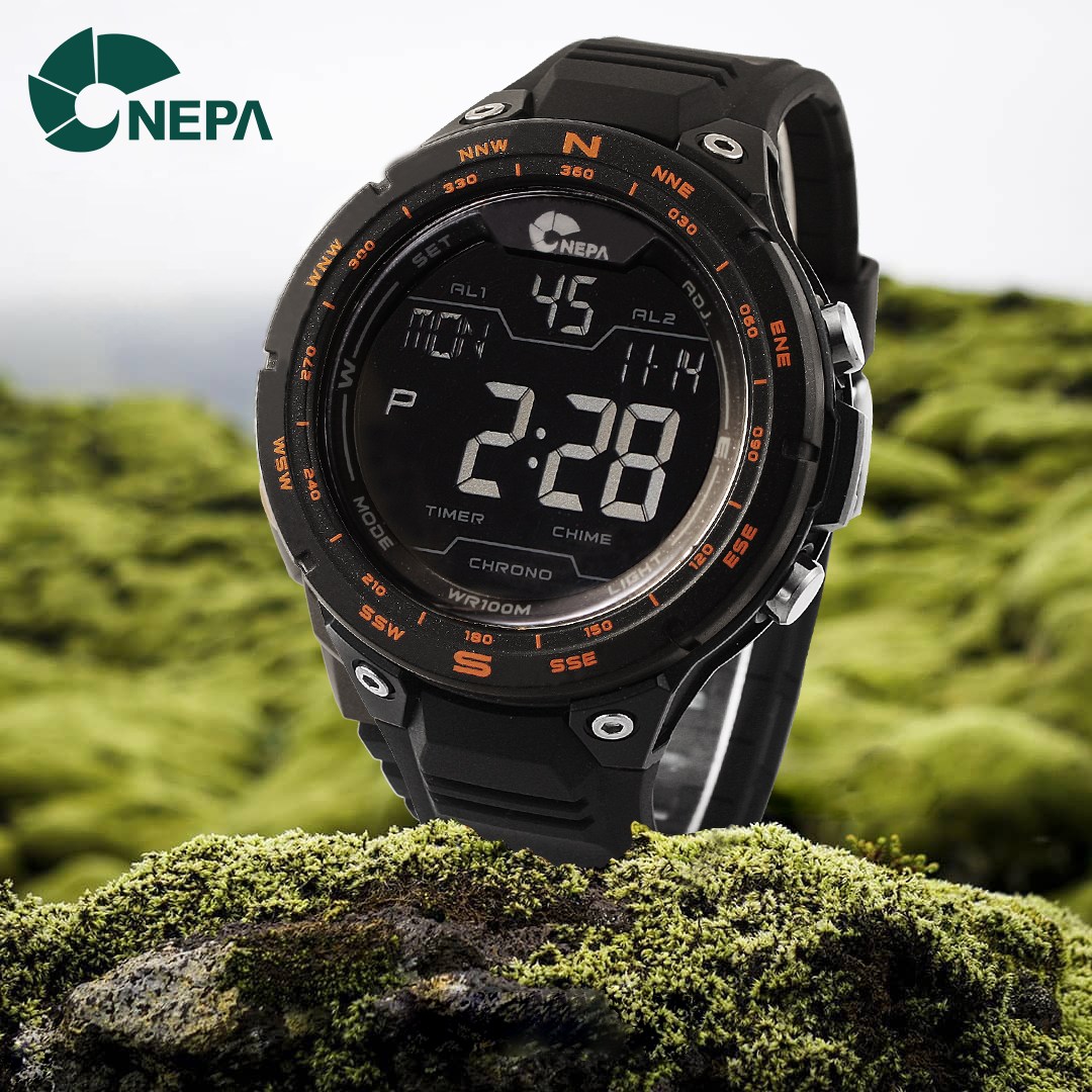 네파 월드타임 아웃도어 스포츠 등산 캠핑 남성 방수 전자 군인시계 49,000원