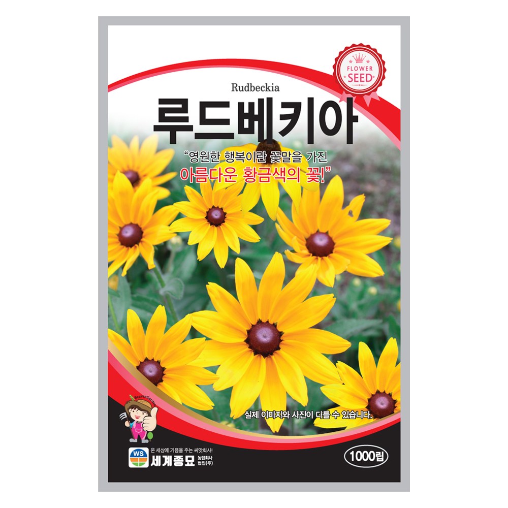 모칸도 루드베키아 씨앗 1000립 세계종묘 꽃씨 꽃씨앗 3,980원