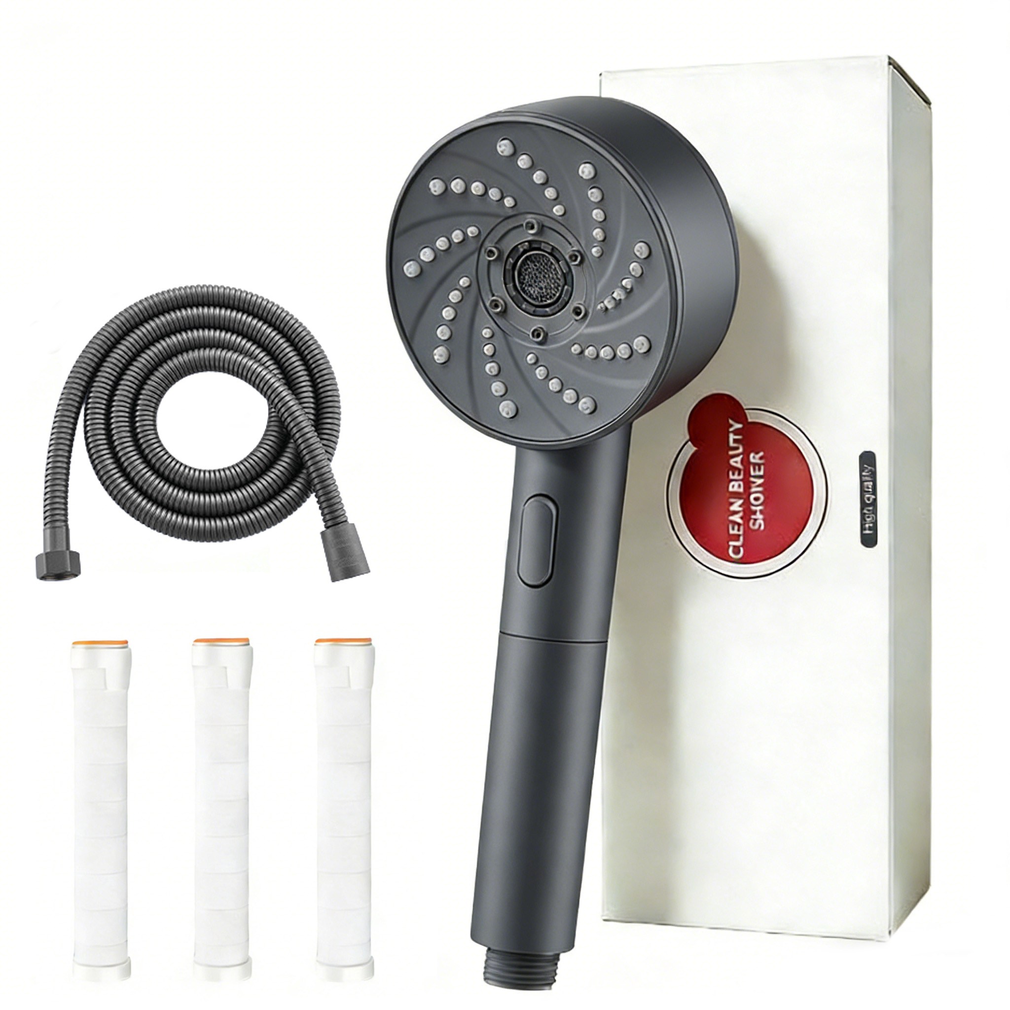 ANYOU 수압 상승 필터 샤워기 + PVC 샤워호스 1.5m 세트 29,800원