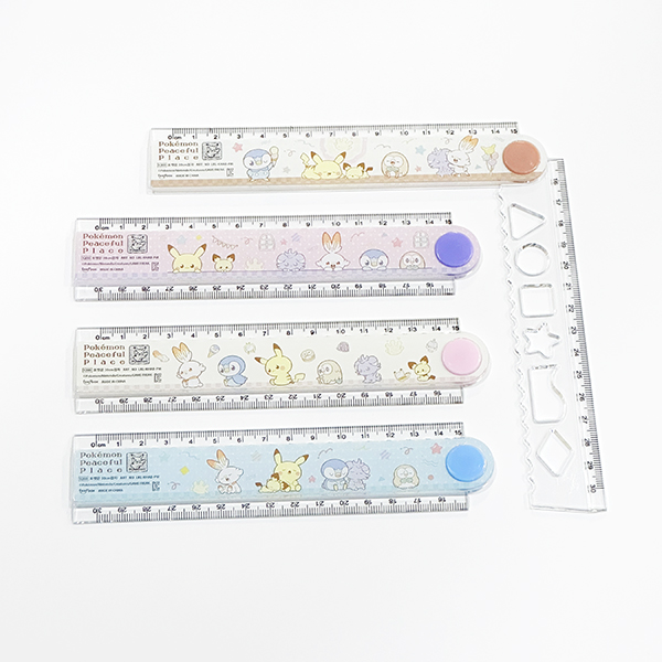 포켓몬스터 30cm 겹자 접이식 자, 단품, 1개 960원